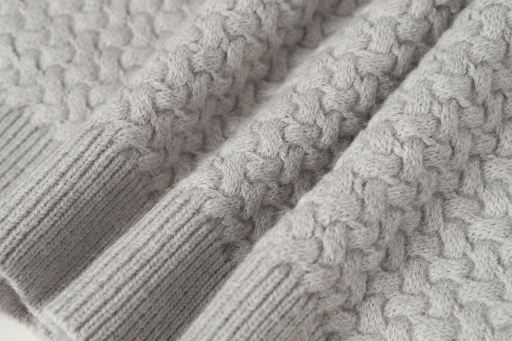 Chrome-Hearts Gothic Cross Knit Cardigan - Black Grey Streetwear Jacket 904