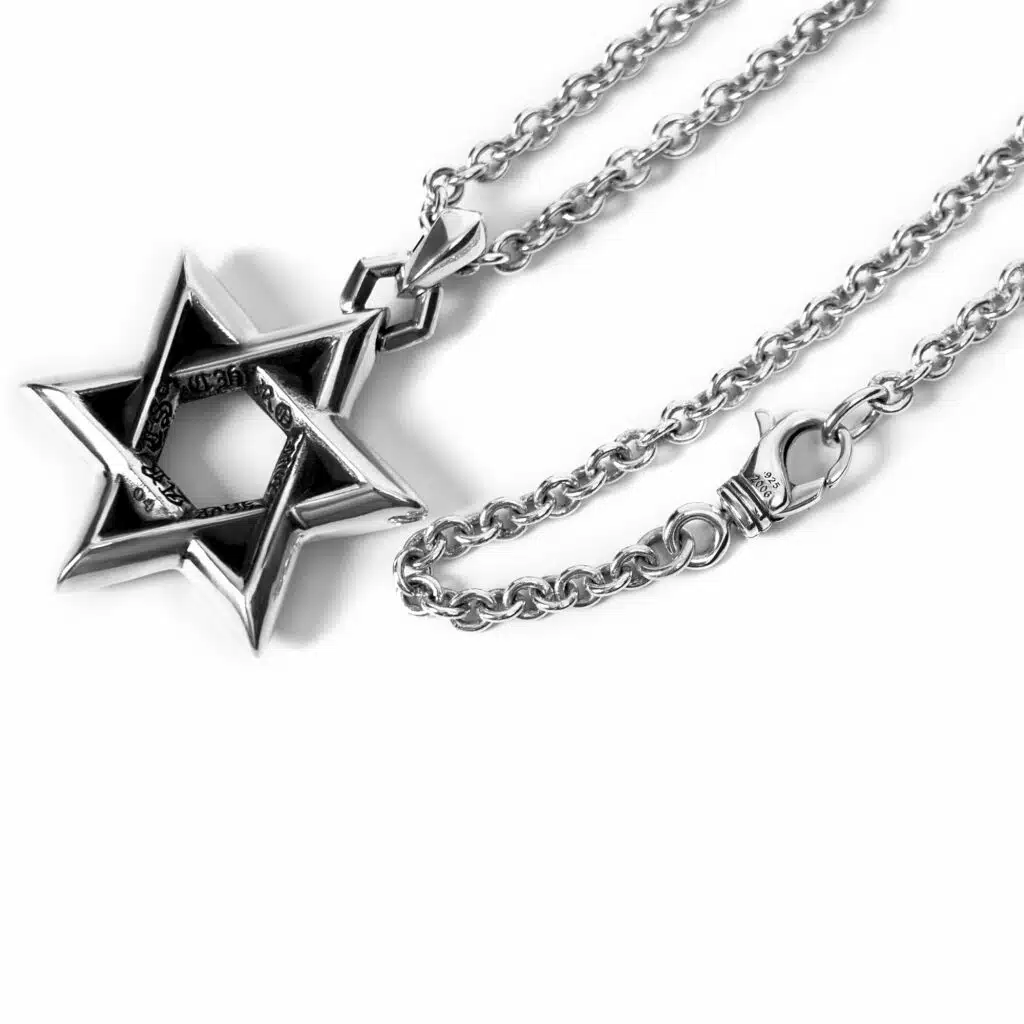 Chrome-Hearts LARGE STAR OF DAVID PENDANT