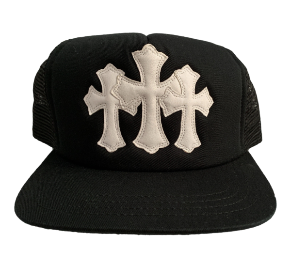 Chrome Hearts Cemetery Trucker Hat – Black