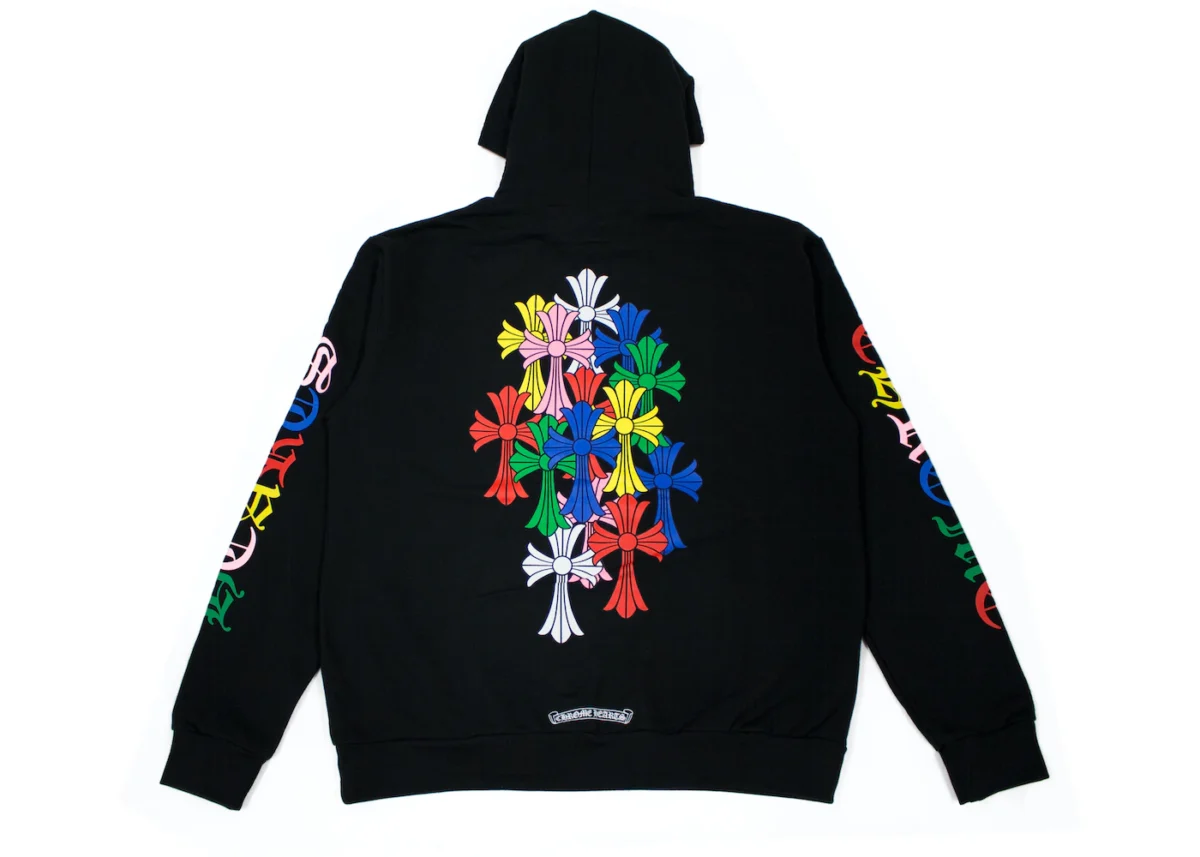 Chrome Hearts Multi Color Cross Cemetery Hoodie