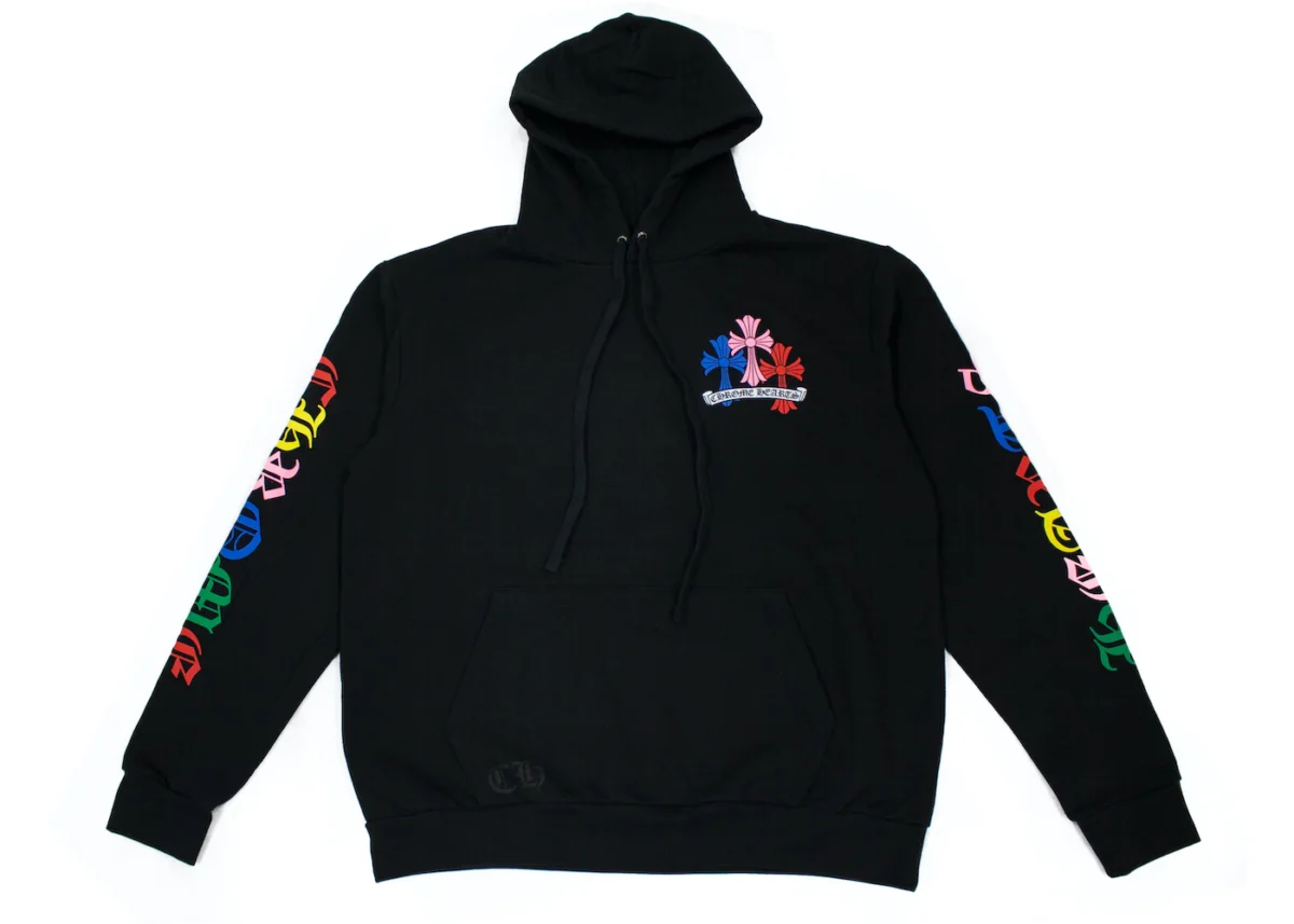 Chrome Hearts Multi Color Cross Cemetery Hoodie