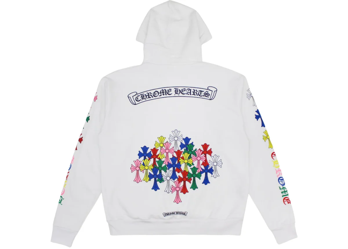 Chrome Hearts Multi Color Cross Hoodie