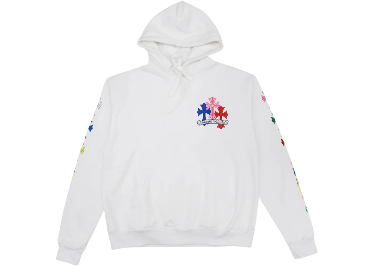 Chrome Hearts Multi Color Cross Hoodie