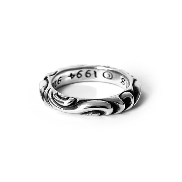 Chrome Hearts Scroll Band Ring