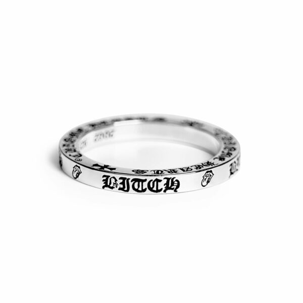 Chrome Hearts Rolling Stones B*tch Spacer Ring