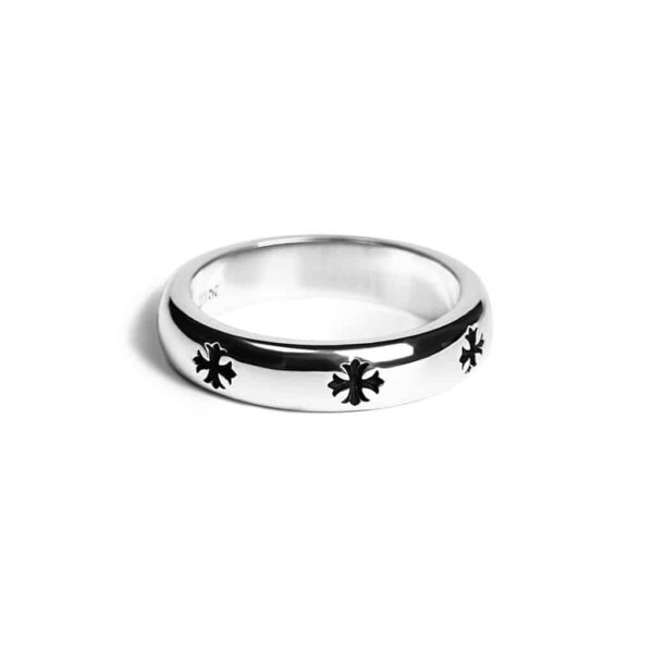 Chrome Hearts Plus Band Ring